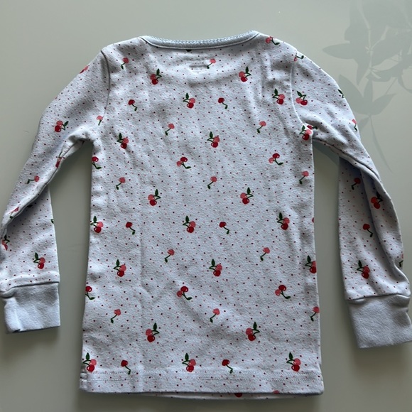 Janie and Jack Cherry Print Pajamas Sz 4 - Picture 6 of 10